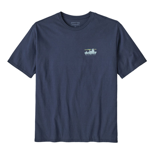 T-shirt Uomo Patagonia '73 Skyline Organic Blu