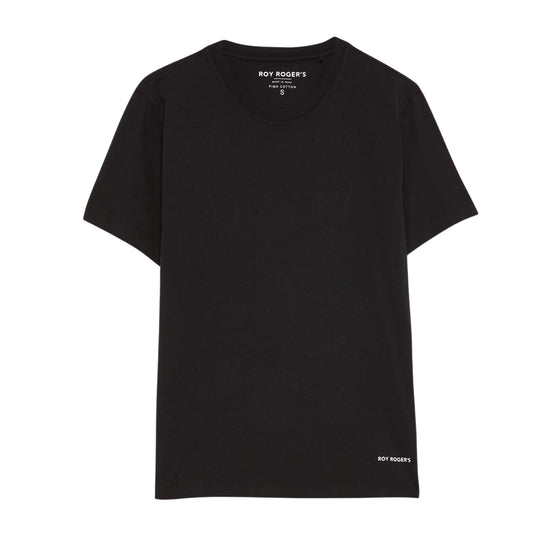 Dames T-shirt Roy Roger's Pima zwart