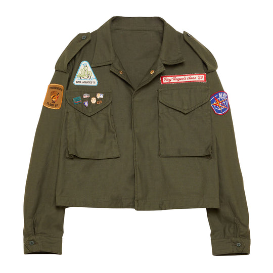 Giacca Donna Roy Roger's Field Patch Verde