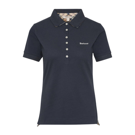Damenpoloshirt Barbour Portsdown Top Blau