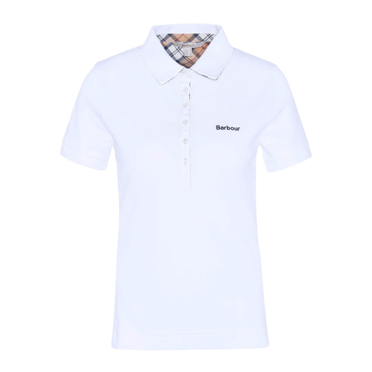Damen-Polo Barbour Portsdown Top Weiß 