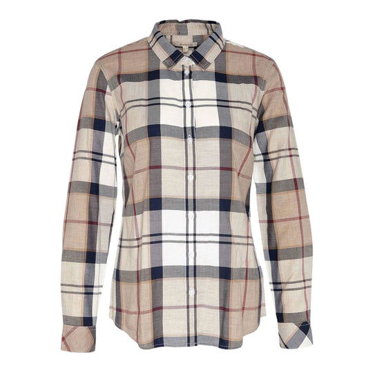 Damenhemd Barbour Bredon Shirt Beige/Blau 