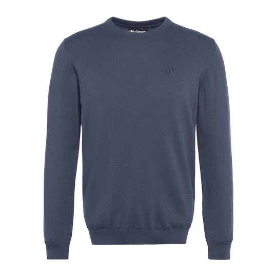Maglia Uomo Barbour Pima Cotton Crew Blu
