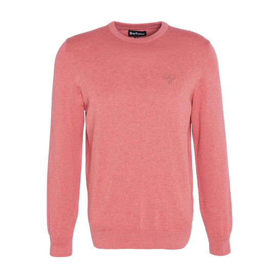 Herrenpullover Barbour Pima Cotton Crew Koralle 