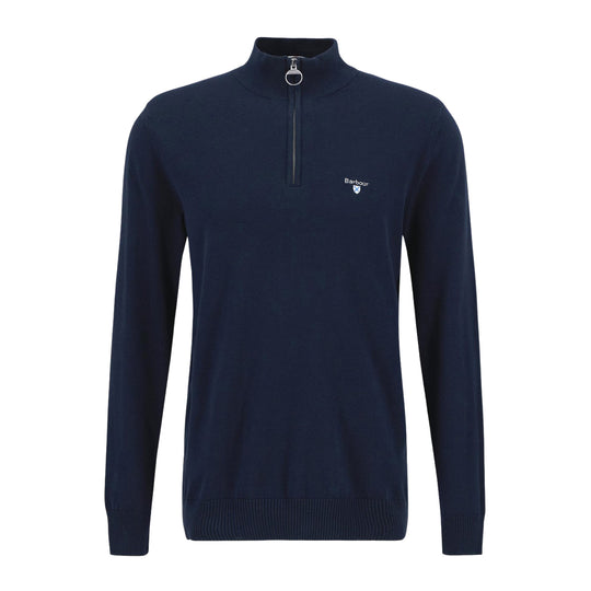 Herrenpullover Barbour Ingwood Compact 1/2 Zip Blau 