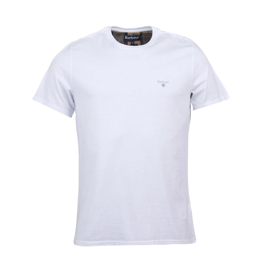 Herren-T-Shirt Barbour Tartan Sport Tee Weiß
