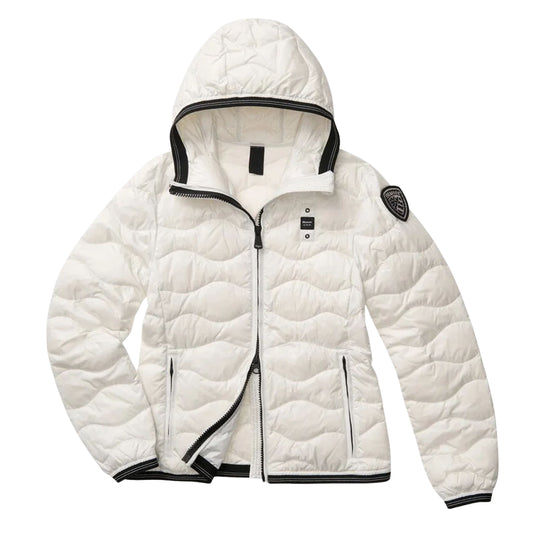 Giubbino Donna Blauer Camelia Roller Bianco