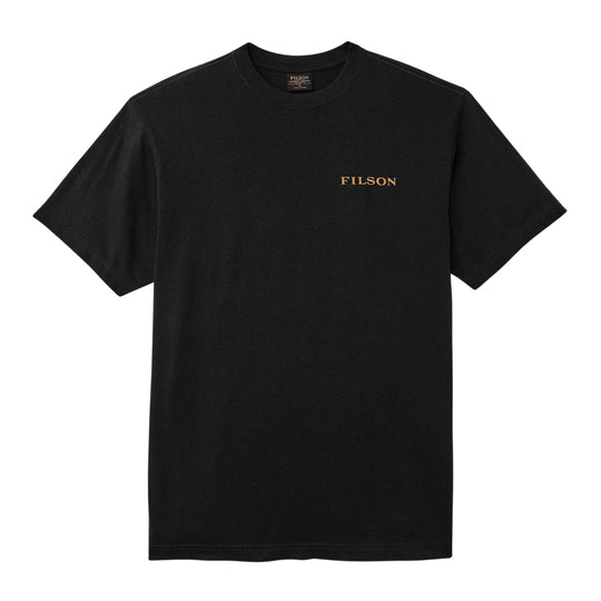 T-Shirt Uomo Filson S/S Scenic Graphic Nero