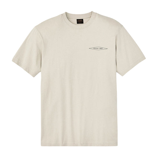 T-Shirt Uomo Filson S/S Scenic Graphic Sabbia