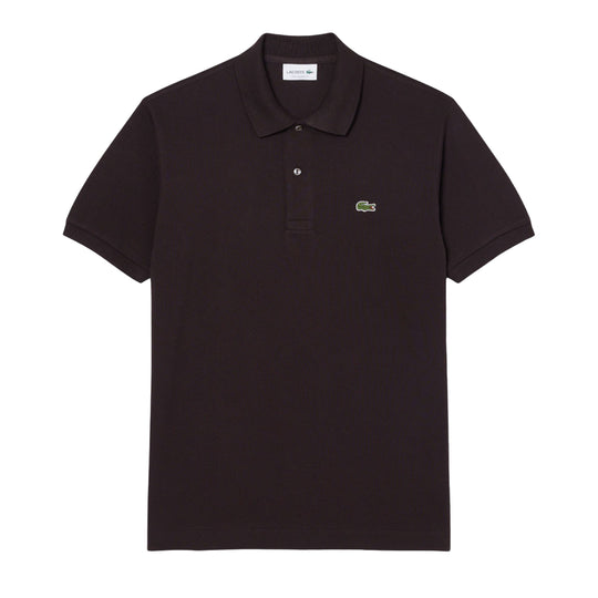 Polo Uomo Lacoste Classico L.12.12 Original Marrone