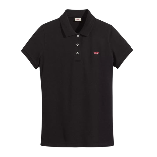 Damen Polo Levi'S Slim Schwarz