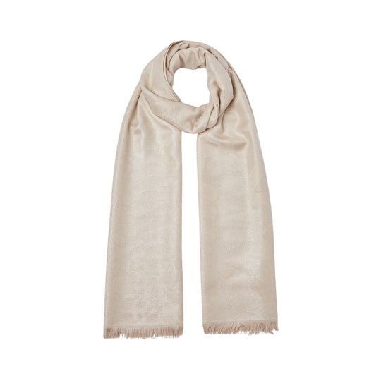 Sciarpa Donna Liu-Jo Foulard Con Logo Jacquard Sabbia