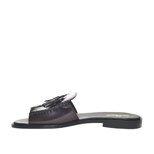 Mocassini Donna WILL SLIDE in Pelle Bordeaux