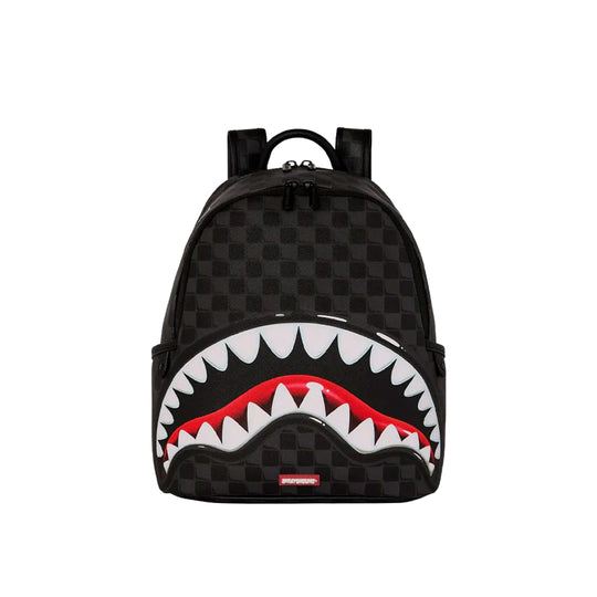 SPRAYGROUND Zaino SHARK IN PARIS MINI BACK - Nero/Bianco
