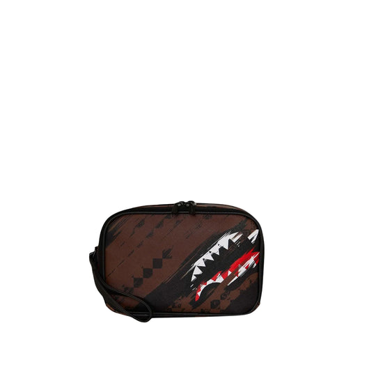 SPRAYGROUND Beauty Case Unisex Smeared Grunge Toiletry Brick - Marrone/Multicolor