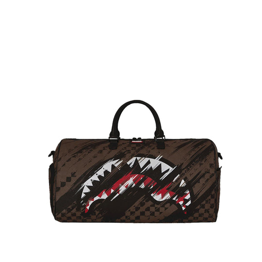 SPRAYGROUND Borsone Unisex SMEARED GRUNGE LARGE DUFFLE - Marrone/Multicolor