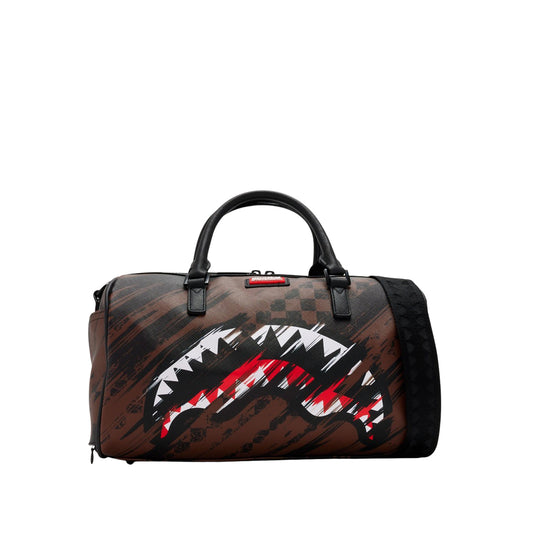 SPRAYGROUND Borsone Unisex SMEARED GRUNGE MINI DUFFLE -Marrone/Multicolor