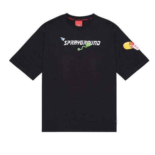 SPRAYGROUND T-Shirt Uomo WTF SKULL - Nero