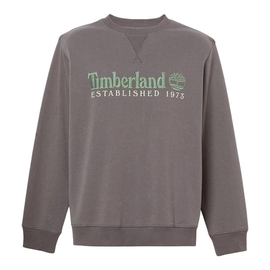 Timberland Men's Established Crew Neck Sweatshirt Gray