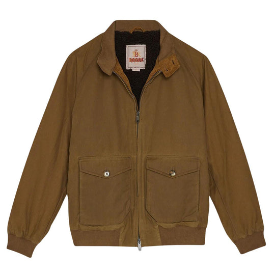 Men's Baracuta G9 Waxed Pocket Brown Jacket