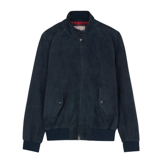 Giubbino Uomo Baracuta G9 Suede Navy
