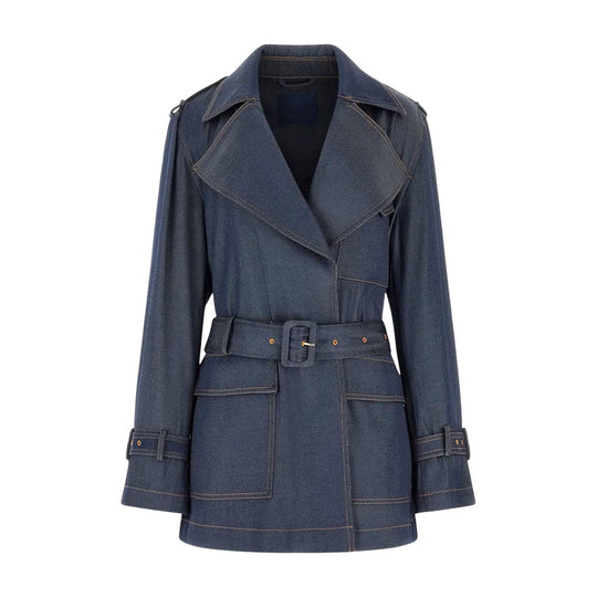 Caban Donna Guess Regine Trench Denim Scuro