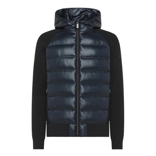Giubbino Uomo RRD Amos Perla Duck Hood Zip Blu Scuro