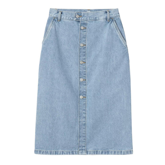 Dames Rok Carhartt WIP W' Colby Skirt Lichtblauw