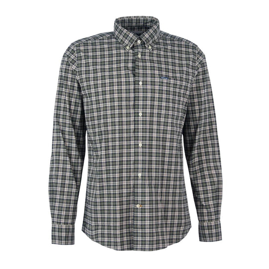 Camicia Uomo Barbour Lomond Tailored Verde Multicolor