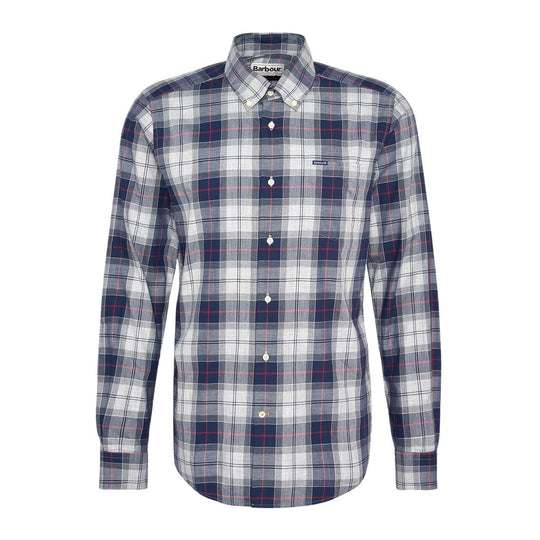 Camicia Uomo Barbour Wetheram Tailored Blu Multicolor