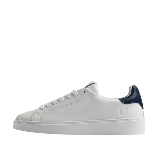 Heren sneakers D.A.T.E. Levante Calf Wit / Blauw