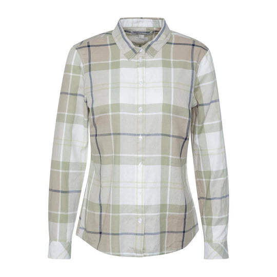 Camicia Donna Barbour Bredon Verde Multicolor