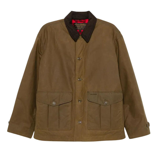 Giubbino Uomo Filson Waxed Barn Coat Marrone