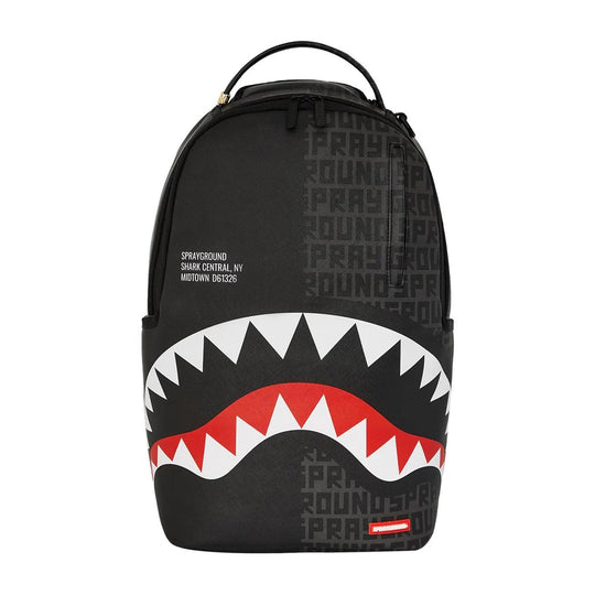 Rugzak Sprayground Shark Central Double Trouble Zwart