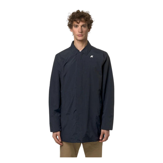 Men's K-Way Benny Ottoman Blue Raincoat