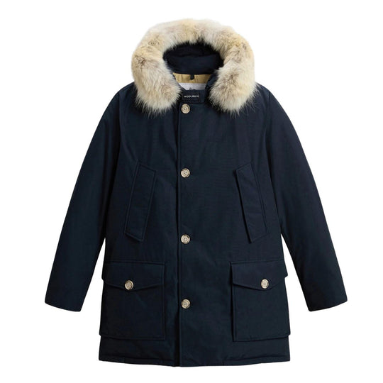 Herenjack Woolrich Arctic Fur Parka Blauw