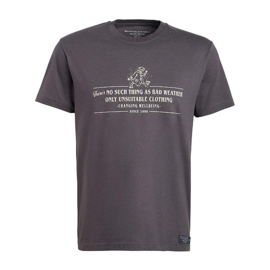 T-shirt Heren Manifattura Ceccarelli Weather Grijs