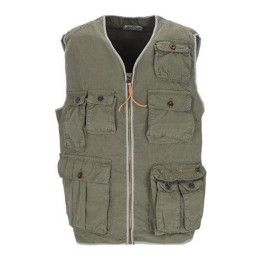 Heren Gilet Chesapeake's Photographer Militair Groen