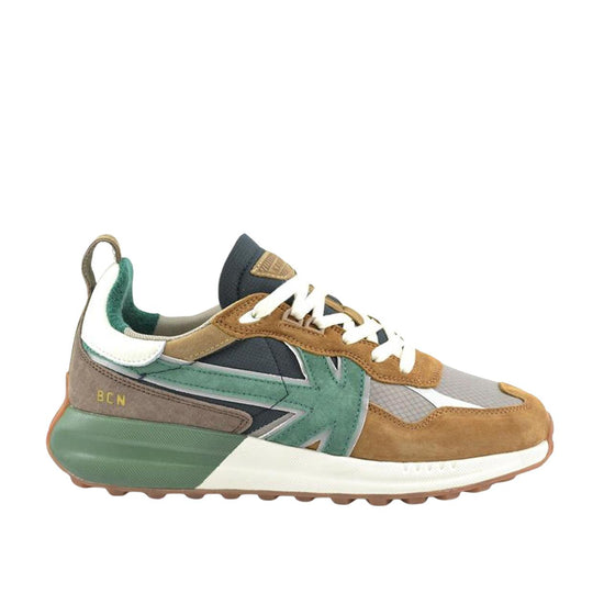 Heren Sneakers Kaotiko Vancouver Earth Bruin / Blauw / Groen