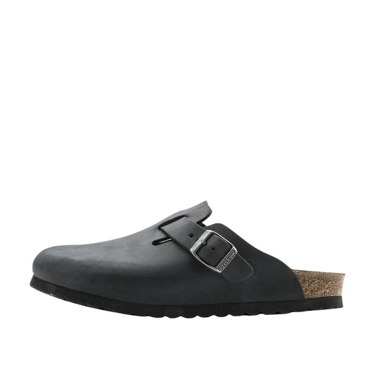Unisex-Clogs Birkenstock Boston geöltes Leder Schwarz
