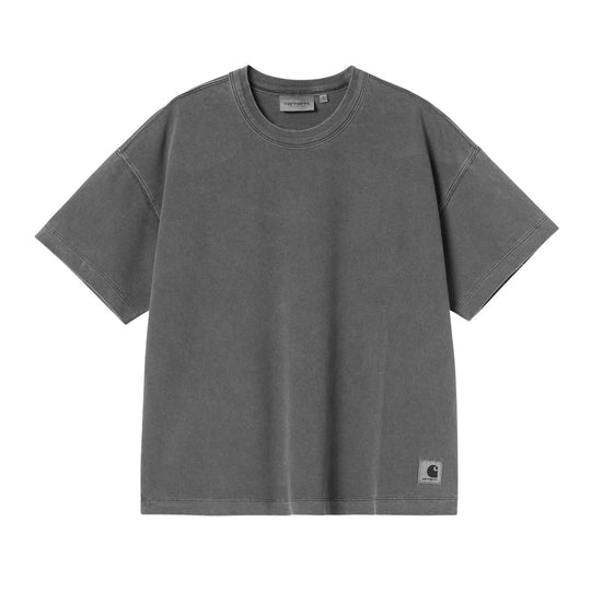 Damen T-Shirt Carhartt Wip Torion Shirt Schwarz Gewaschen