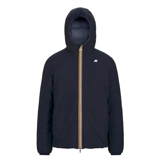Giubbino Uomo K-Way Reversibile Jack St Thermo Blu / Aviazione