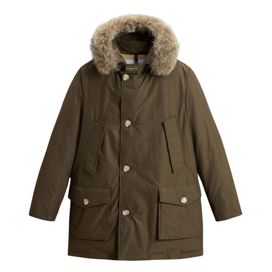 Herenjack Woolrich Arctic Parka met afneembare bontkraag Groen