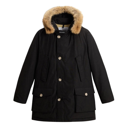 Herenjack Woolrich Arctic Parka met afneembare bontkraag Zwart