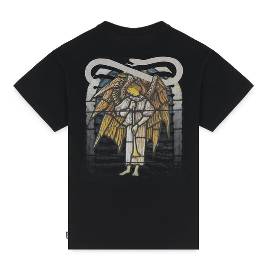 Heren T-shirt Propaganda Ribs Lucifer Zwart