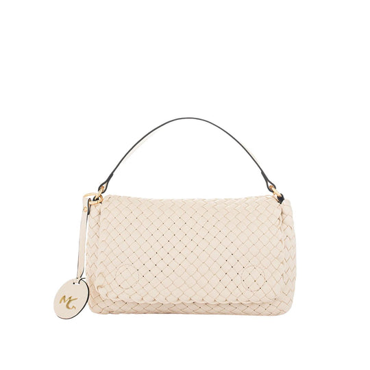 Women's Clutch Manila Grace Woven Ivory