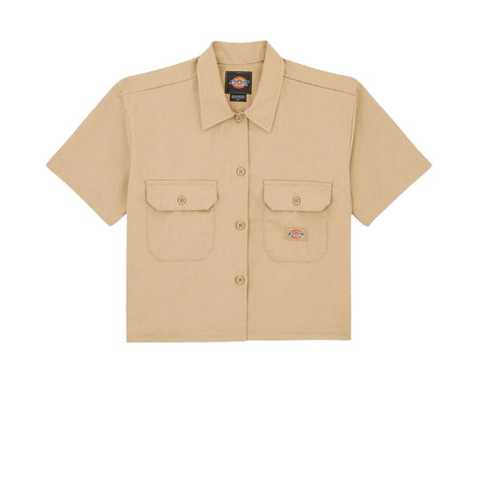 Camicia Donna Dickies Crop Khaki