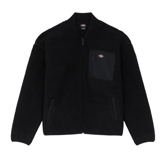 Women's Dickies Central Sherpa Bomber Fleece Black