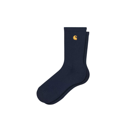Herenkousen Carhartt Chase Socks blauw/goud