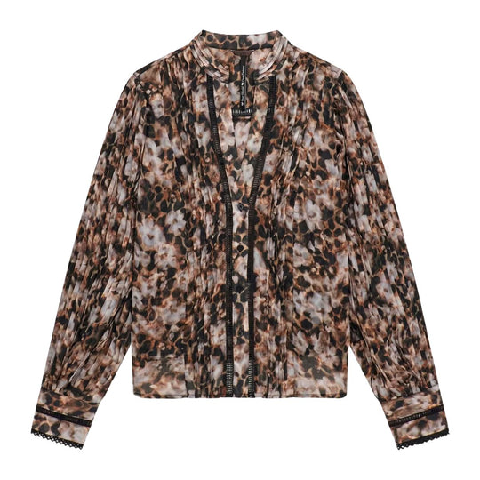 Damenhemd Guess Josette Top Schwarz Multicolor